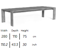 TALENTI | Argo WOOD DINNING TABLE - $6,773.14 - $17,717.70