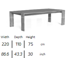 TALENTI | Argo WOOD DINNING TABLE - $6,773.14 - $17,717.70