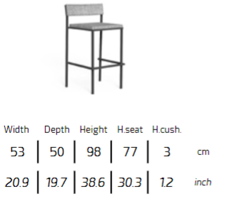 TALENTI | CASILDA BARSTOOL - $2,123.64 - $2,334.11