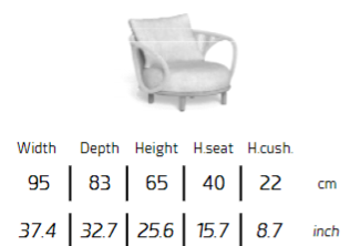 TALENTI | KAREN  ARMCHAIR - $7,000.15