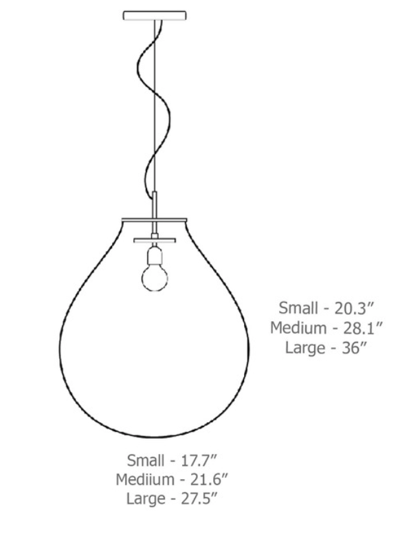 BOMMA - TIM PENDANT LARGE - $3,855.00