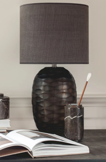 PIETRA CASA - OBSIDIAN GROOVE LAMP - $1,928.85