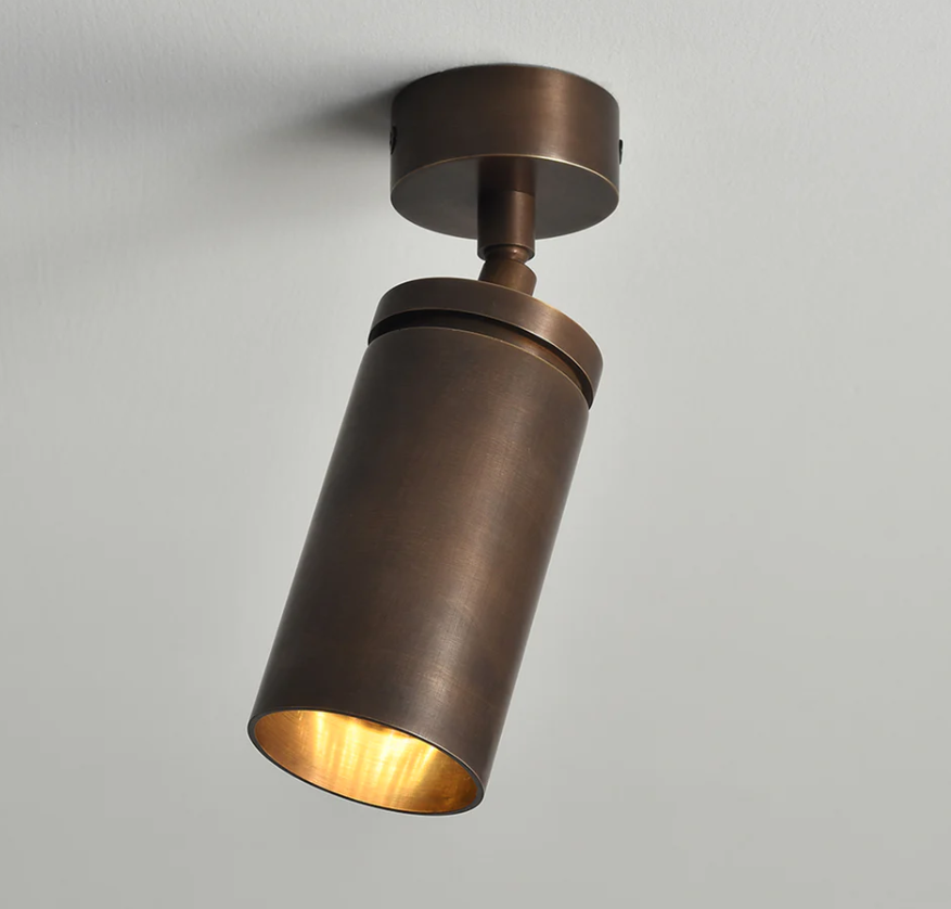 PIETRA CASA - ELEMENT SPOT LAMP - BURNISHED BRASS - $1,020.00