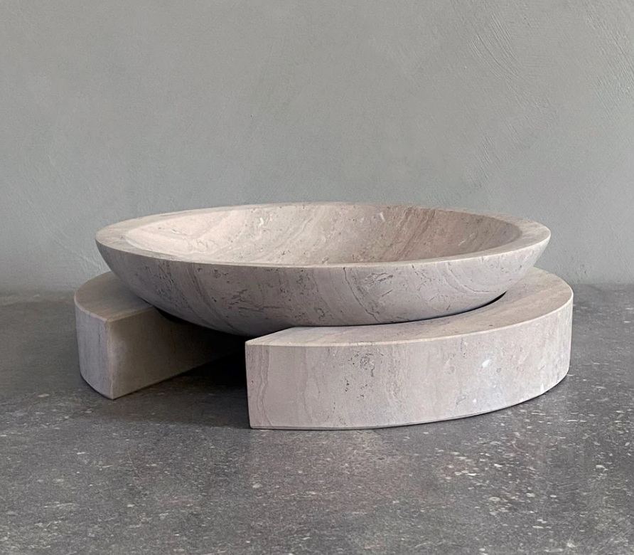 PIETRA CASA - DOSE BOWL - CHALK GREY - $1,293.79