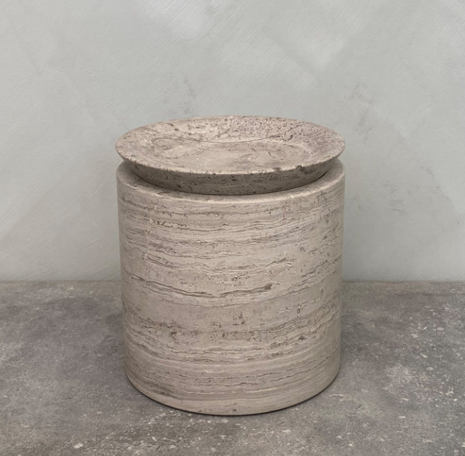 PIETRA CASA - EDO CANISTER LARGE - SMOKE GREY- $579.99