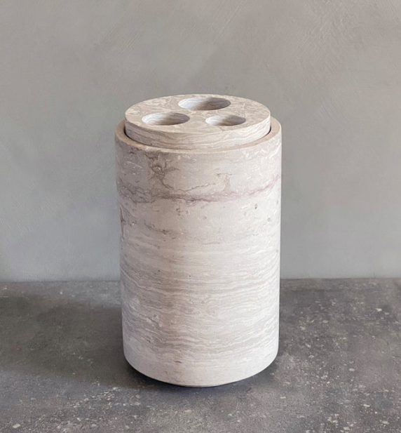 PIETRA CASA - STEM VASE MEDIUM - CHALK GREY - $648.45