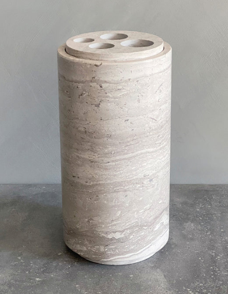 PIETRA CASA - STEM VASE LARGE - CHALK GREY - $1,336.16