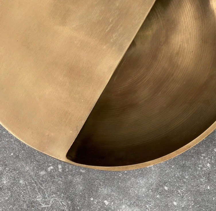 PIETRA CASA - COVA BOWL - SATIN BRASS - $320.00