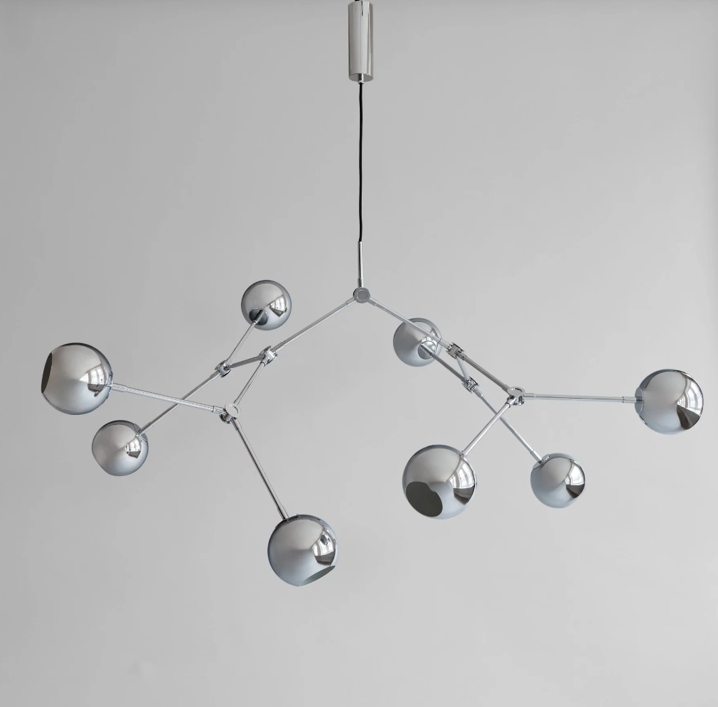 101 COPENHAGEN I DROP CHANDELIER GLOBE I $1,695.00