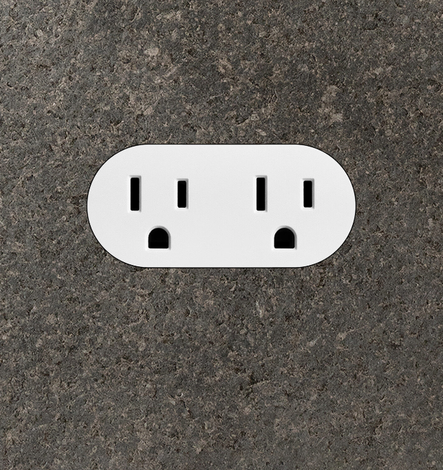 PRADO I UNIFIT DUPLEX  OUTLET COVER I $ 34.00