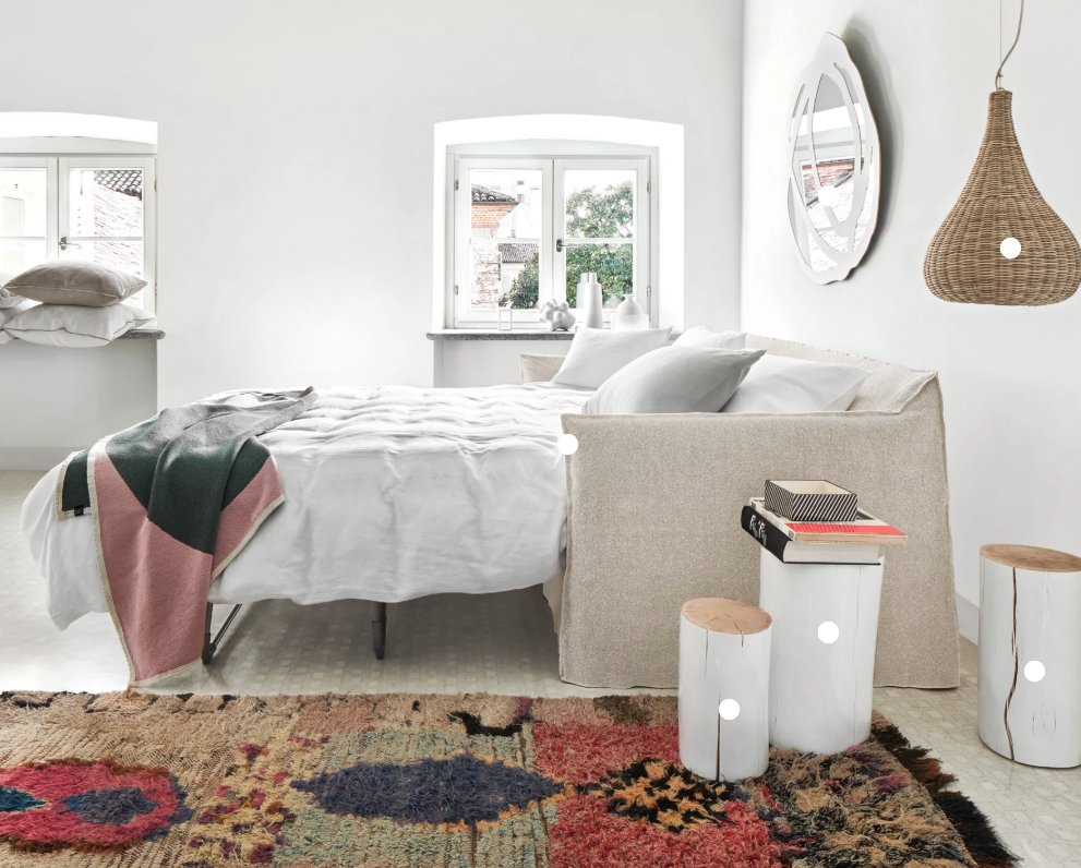 GERVASONI | GHOST 15 BED SOFA $9,932.00