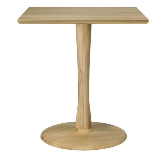 ETHNICRAFT TORSION SQUARE DINING TABLE - OAK | $1,799.00