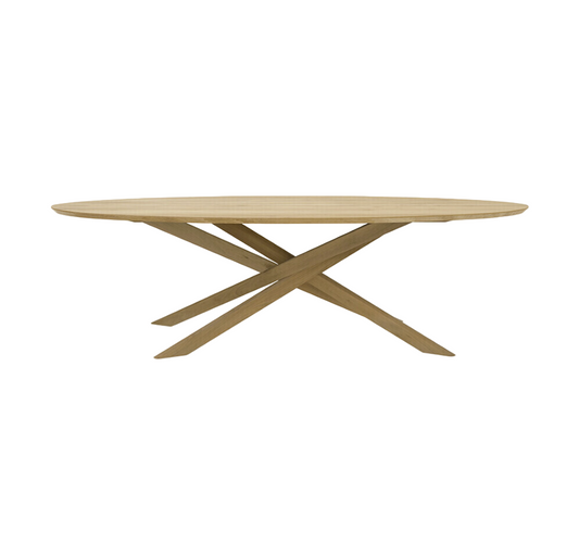ETHNICRAFT MIKADO OVAL DINING TABLE | $6,179.00