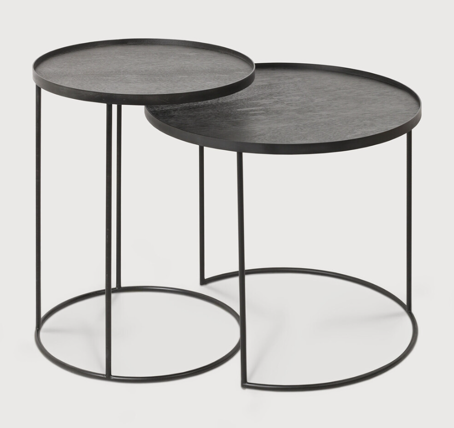 ETHNICRAFT TRAY SIDE TABLE SET | $609.00