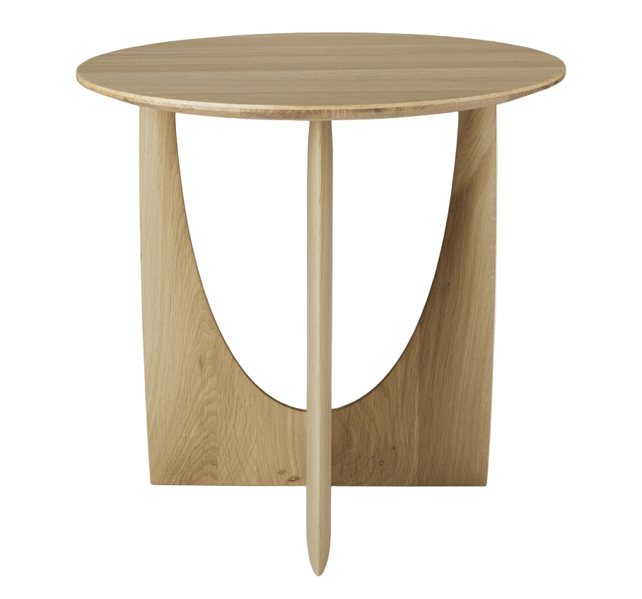 ETHNICRAFT GEOMETRIC SIDE TABLE - OAK | $749.00