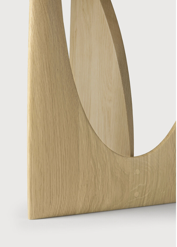 ETHNICRAFT GEOMETRIC SIDE TABLE - OAK | $749.00