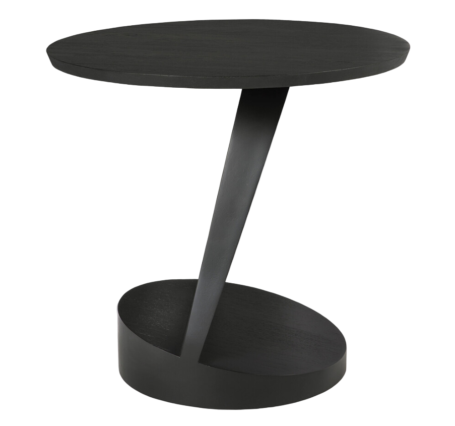 ETHNICRAFT OBLIC SIDE TABLE - TEAK BLACK | $919.00