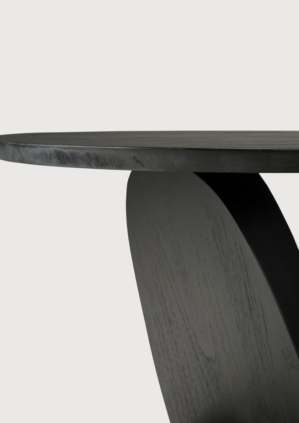 ETHNICRAFT OBLIC SIDE TABLE - TEAK BLACK | $919.00