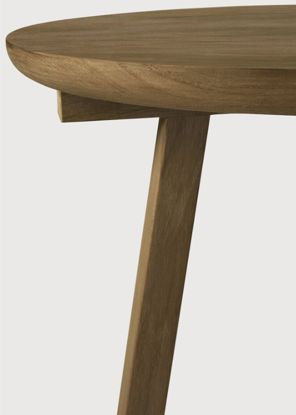 ETHNICRAFT TRIPOD SIDE TABLE - TEAK | $449.00