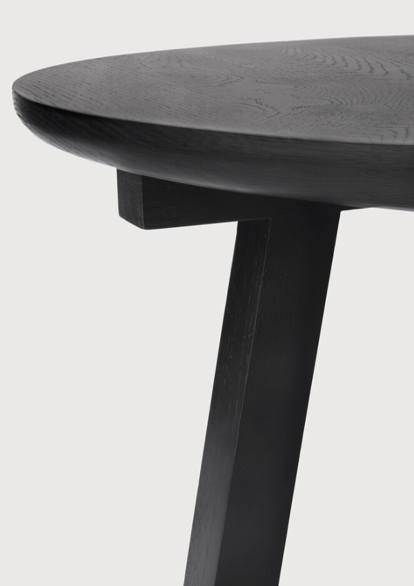 ETHNICRAFT TRIPOD SIDE TABLE - OAK BLACK | $439.00