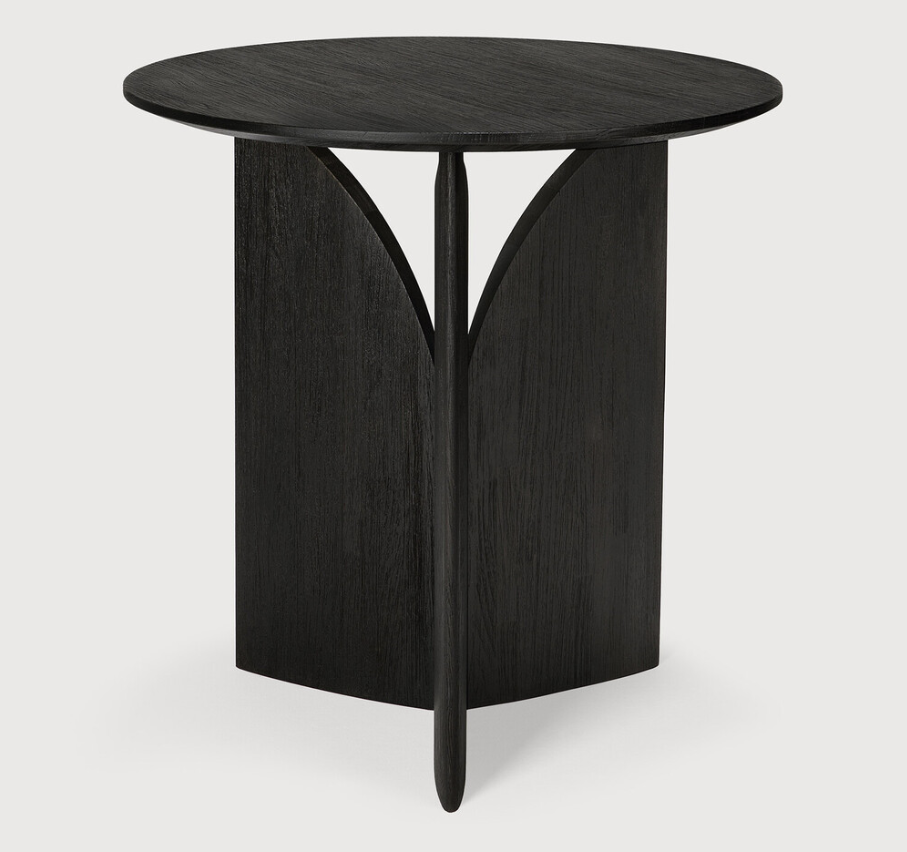 ETHNICRAFT FIN SIDE TABLE - TEAK BLACK | $699.00