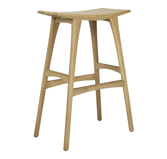 ETHNICRAFT OSSO BAR STOOL - OAK | $829.00