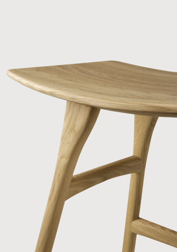 ETHNICRAFT OSSO DINING STOOL - OAK | $559.00