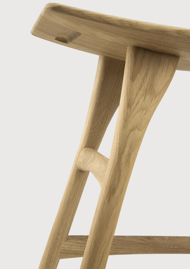 ETHNICRAFT OSSO DINING STOOL - OAK | $559.00