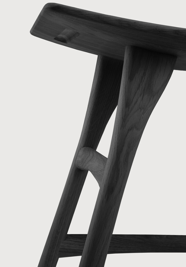 ETHNICRAFT OSSO DINING STOOL - OAK BLACK | $649.00