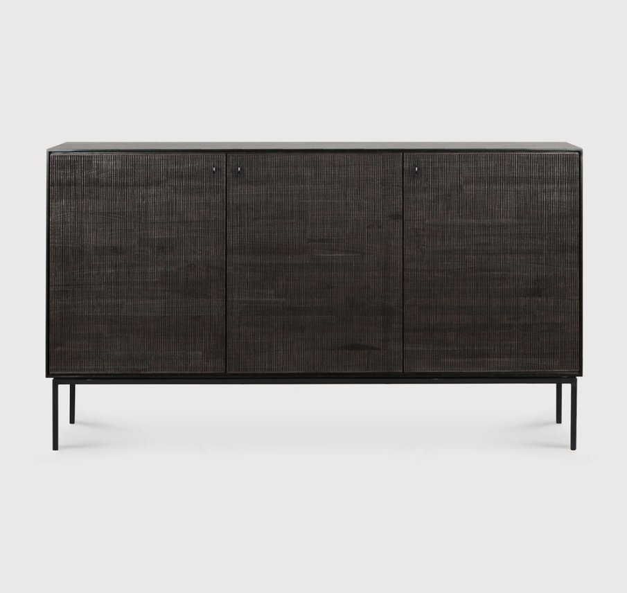 ETHNICRAFT GROOVES SIDEBOARD - TEAK OFF BLACK | $3,569.00 - $4,229.00