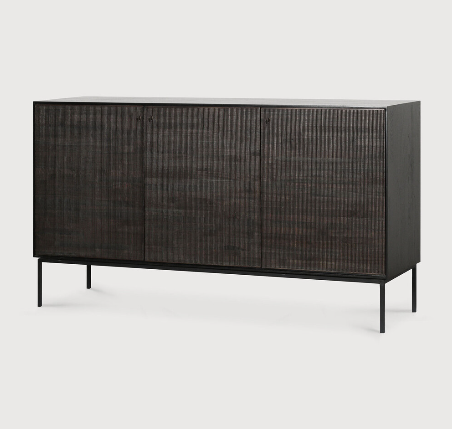 ETHNICRAFT GROOVES SIDEBOARD - TEAK OFF BLACK | $3,569.00 - $4,229.00