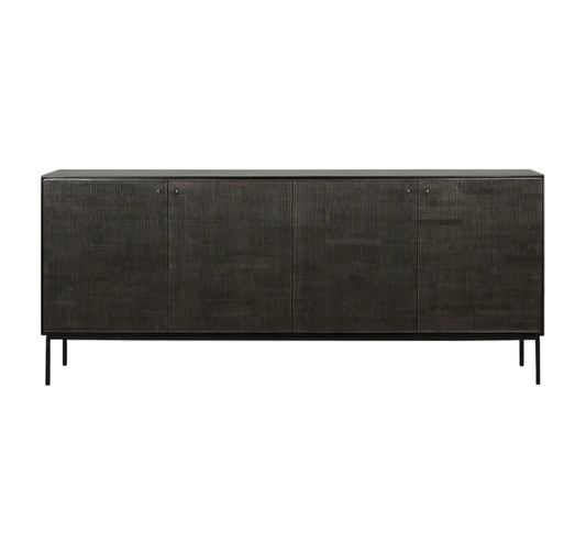 ETHNICRAFT GROOVES SIDEBOARD - TEAK OFF BLACK | $3,569.00 - $4,229.00