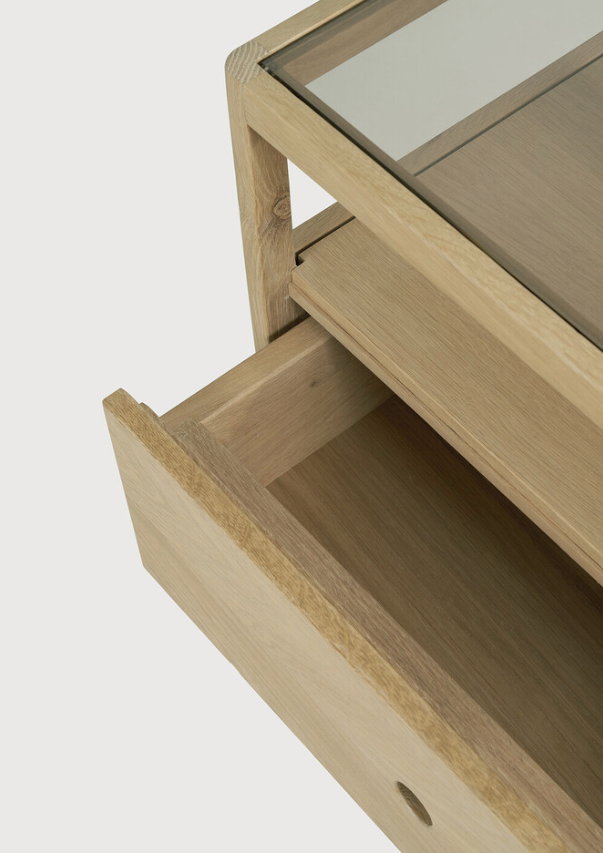 ETHNICRAFT SPINDLE BEDSIDE TABLE - OAK | $889.00