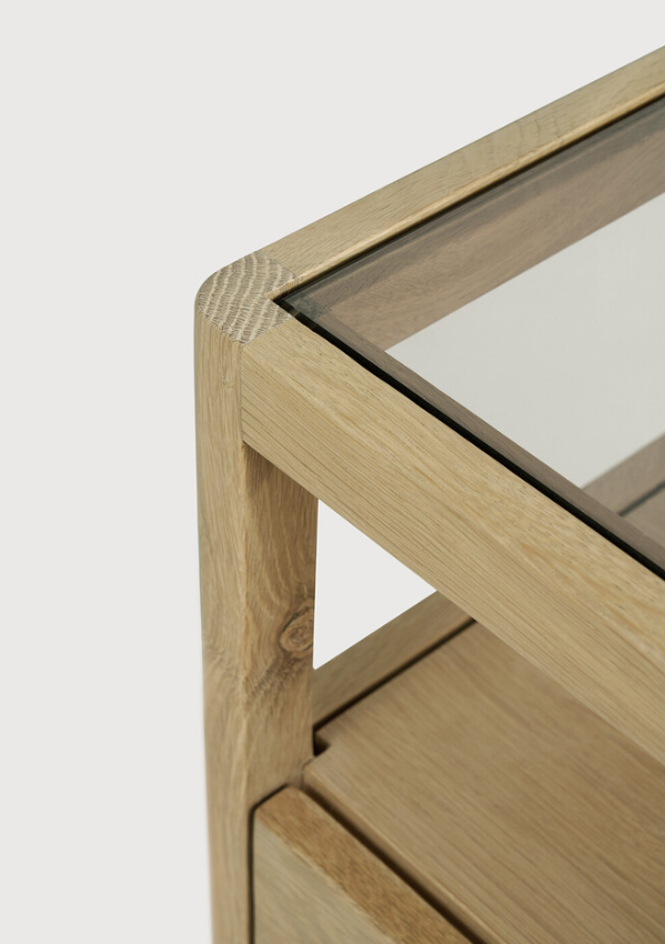 ETHNICRAFT SPINDLE BEDSIDE TABLE - OAK | $889.00