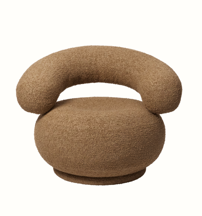 FERM LIVING | ORBO LOUNGE CHAIR SWIVEL | $3,569.00