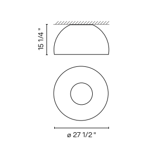 VIBIA | DUO CEILING LIGHT | from $ 8,862.00