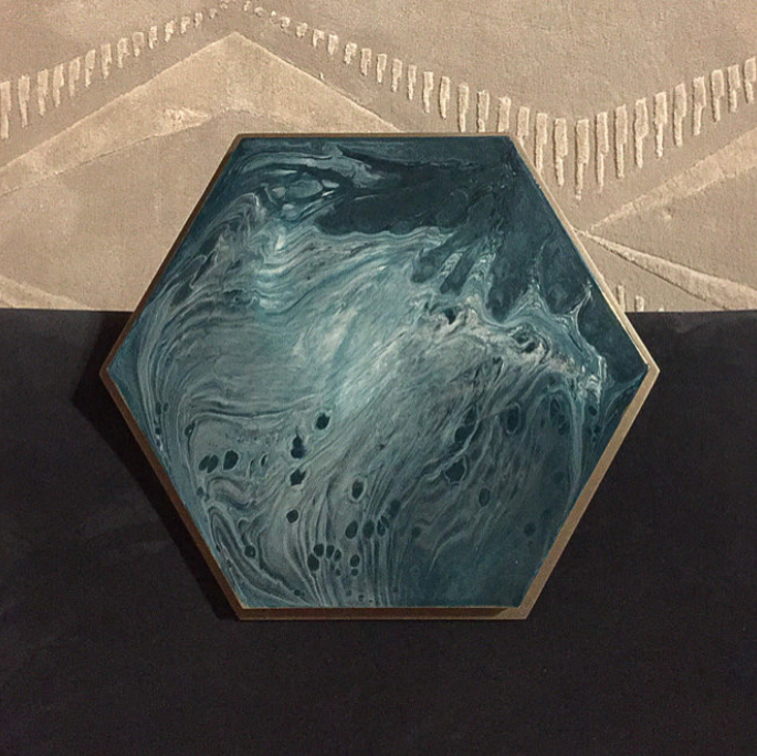 SHAKE | HEX SIDE TABLE | $3,060.00
