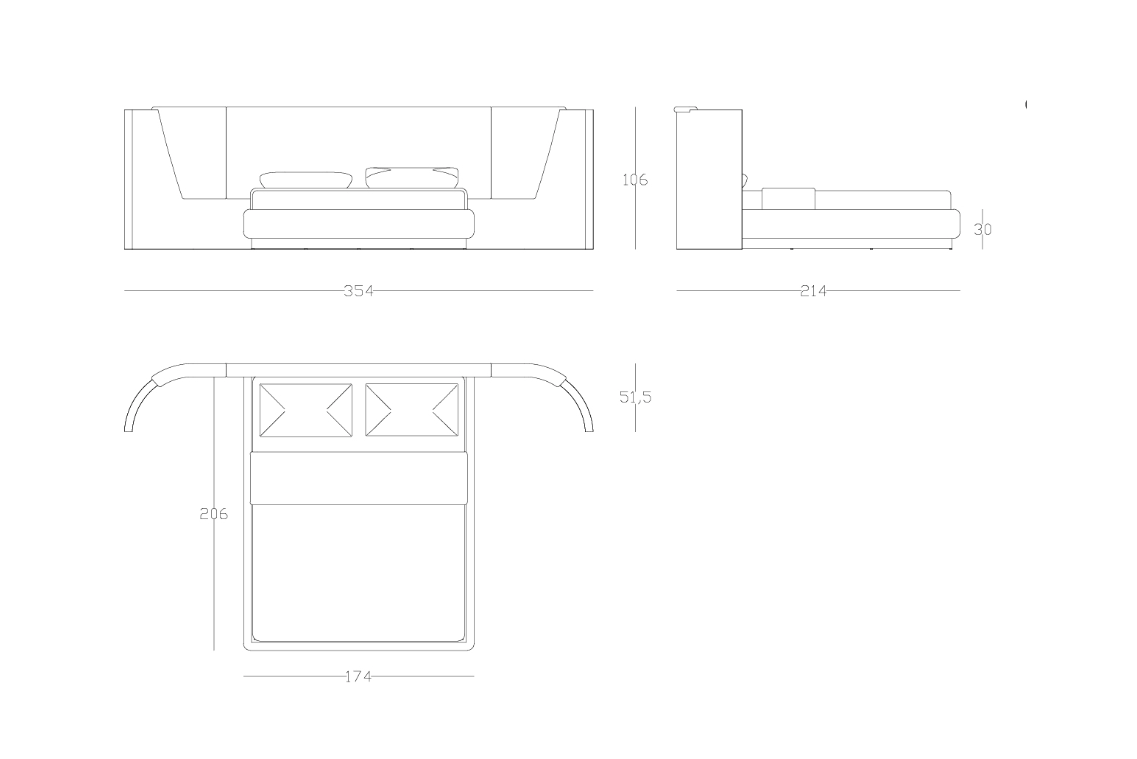 SHAKE | BOSTON BED | $25,225.00 - $27,989.00