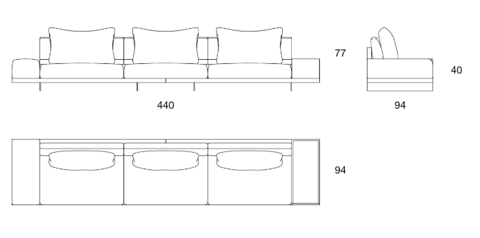 SHAKE | MOD SOFA | $24,092.00 - $29,764.00