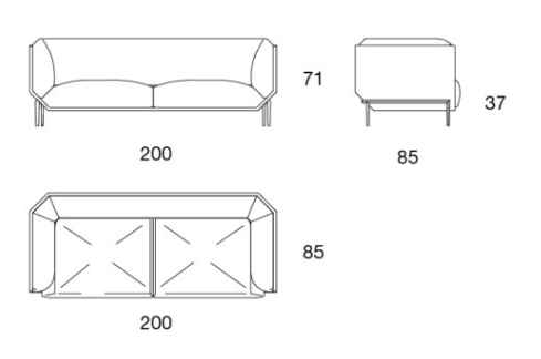 SHAKE | PRISM SOFA | $24,276.00 - $30,804.00