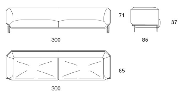 SHAKE | PRISM SOFA | $24,276.00 - $30,804.00