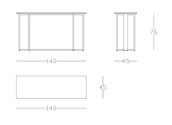 SHAKE | BOSTON CONSOLE | $4,712.00