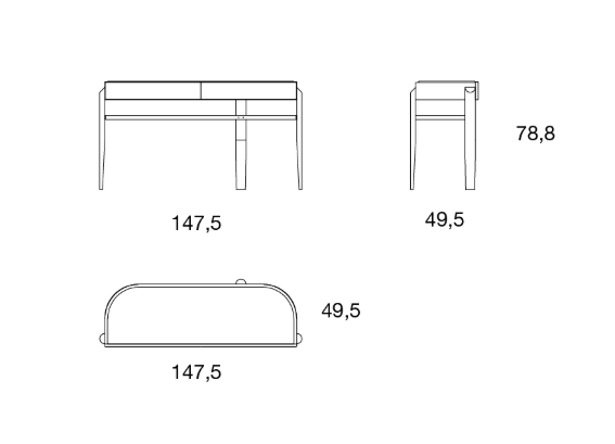 SHAKE | CHLOE CONSOLE | $10,180.00 - $13,729.00