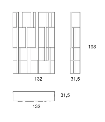 SHAKE | DALL BOOKCASE | $6,956.00 - $9,649.00