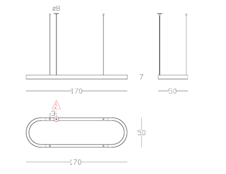 SHAKE DESIGN | RAIL CEILING LAMP | $8,262.00 - $10,948.00