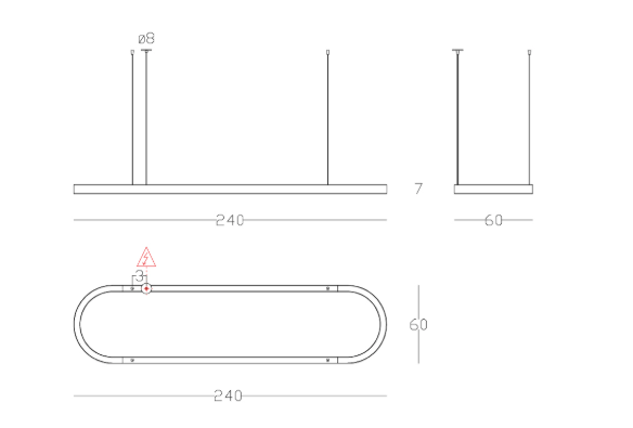 SHAKE DESIGN | RAIL CEILING LAMP | $8,262.00 - $10,948.00