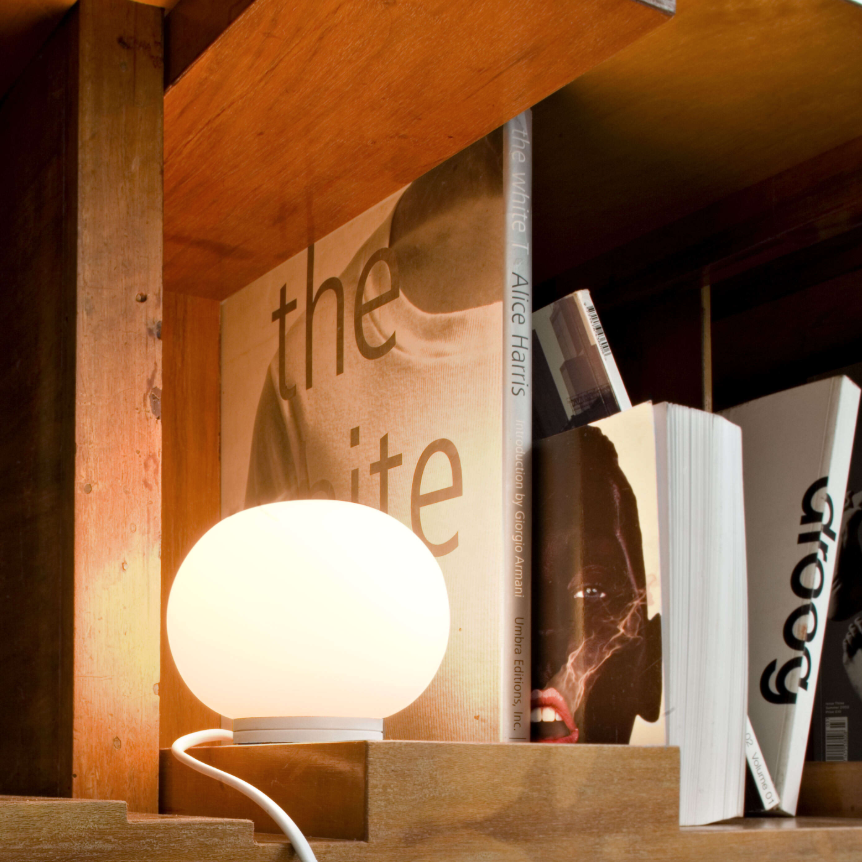FLOS | MINI GLO-BALL TABLE LAMP | $315.00