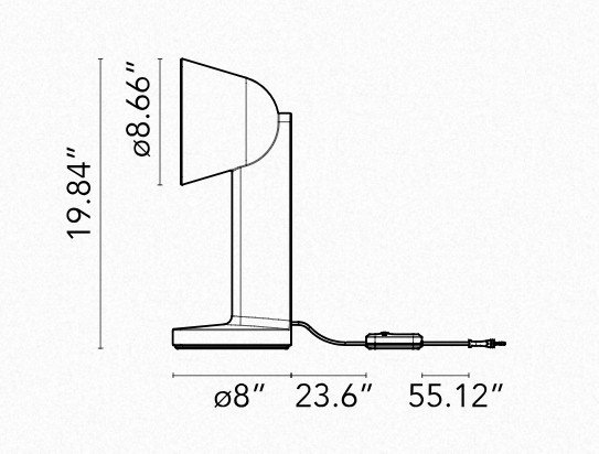 FLOS | CERAMIQUE TABLE LAMP | $1,295.00