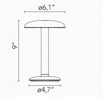 FLOS | GUSTAVE TABLE LAMP | From $545.00