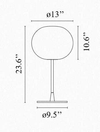 FLOS | GLO-BALL TABLE LAMP | From $315.00
